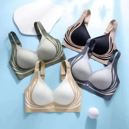 Breast Holding Soft Support Underwear Women's Adjustable Bra